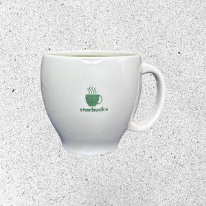 2003 Starbucks Barista Abbey Coffee Demitasse Mug Green Stripe